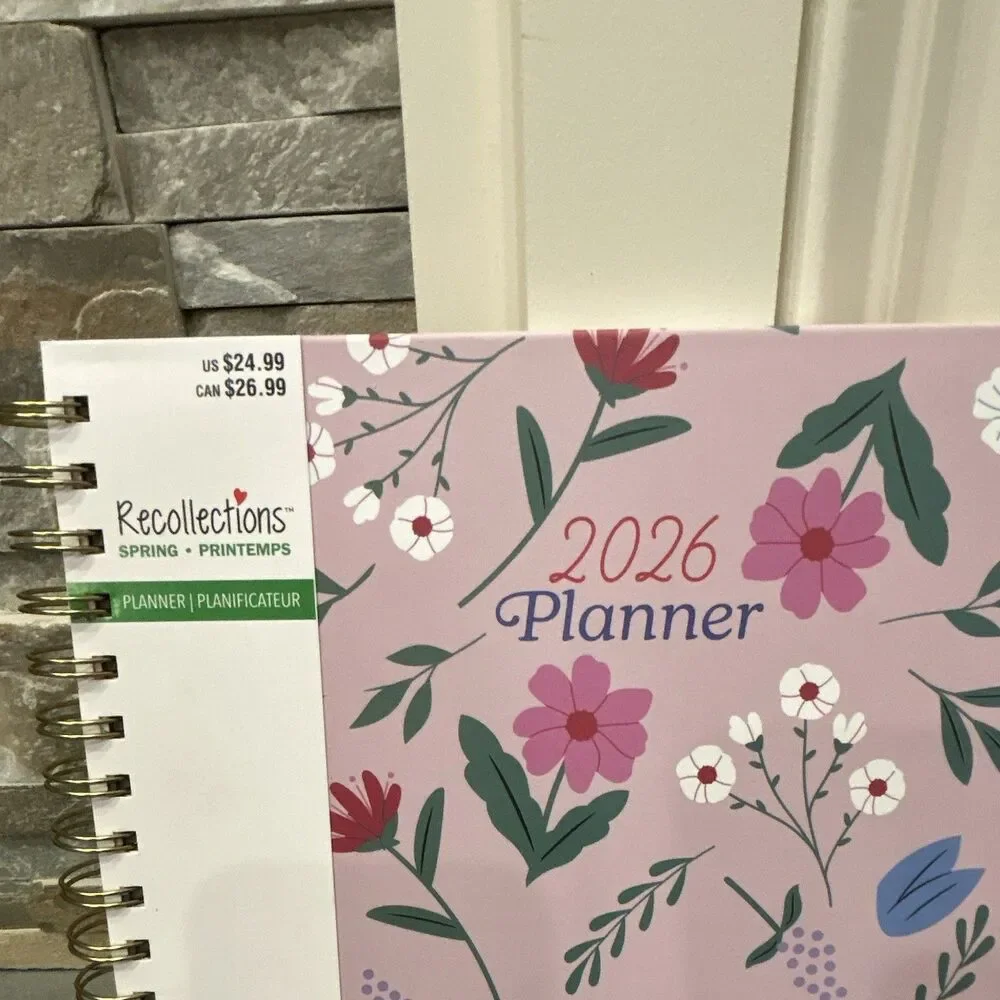 2 for 1 Deal- Recollections 2026 Weekly & Monthly Spiral Planner - CLEARANCE